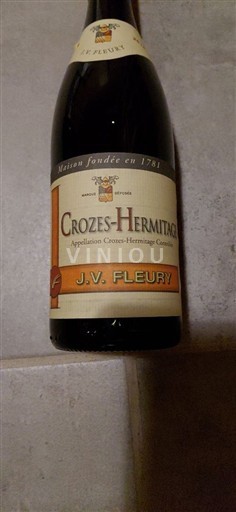 Údolí Rhôny Crozes-Hermitage J.V. Fleury 2016