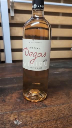 Bordéus Bordéus rosé Château Degas 2021