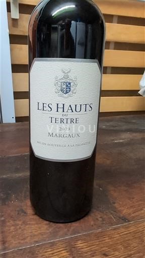 Bordéus Margaux Château Tertre Les Hauts du Tertre 2019