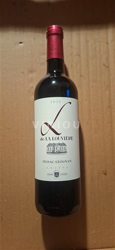 Bordeaux Pessac-Léognan Château La Louvière L de La Louvière 2023