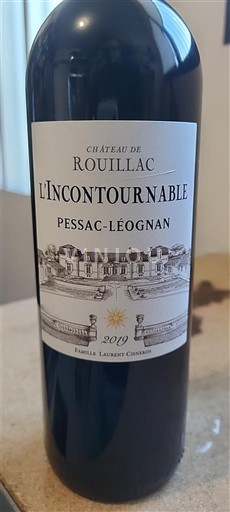 Bordeaux Pessac-Léognan Château Rouillac L'Incontournable 2019