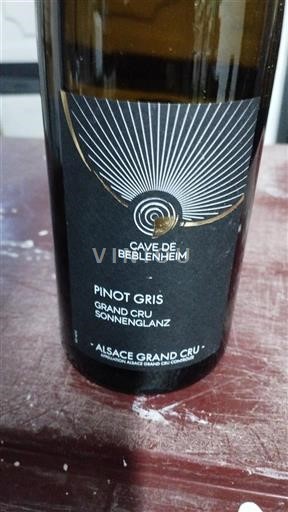 Alsácia Alsácia Grand Cru Grand Cru Cave de Beblenheim Sonnenglanz 2023