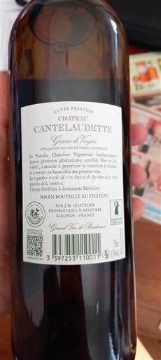 Bordeaux Graves-de-Vayres Château Cantelaudette Prestige 2024