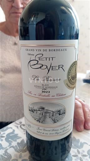 Bordeaux Blaye-côtes-de-bordeaux Château Petit Boyer La Passion 2023
