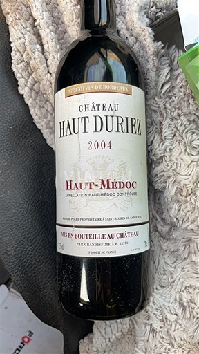 Bordeaux Haut-Médoc Château Haut Duriez 2004