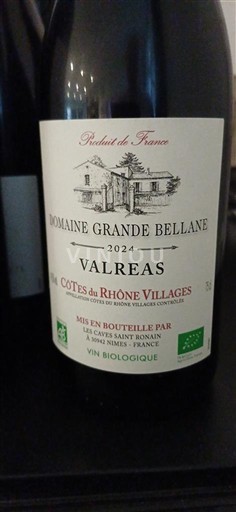 Thung lũng Rhône Không được chỉ định Domaine Grande Bellane 2024