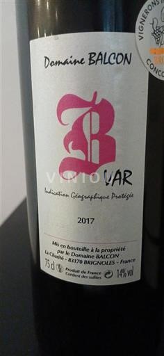 Provence, Ala-Rhônen laakso, Korsika Var Domaine Balcon 2017