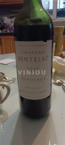 Bordeaux Château Bentejac Michel marchand 2010