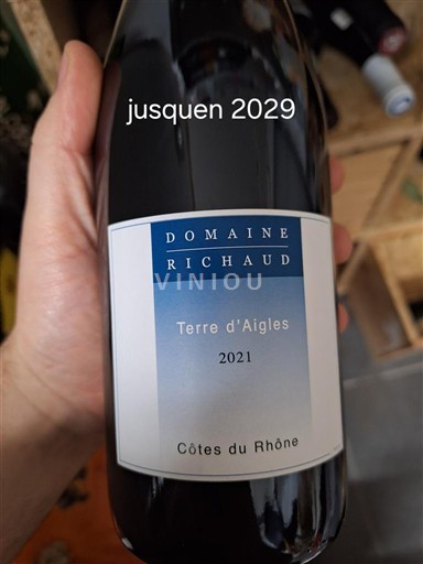 Vallée du Rhône Côtes-du-rhône Domaine Richaud Terre d'Aigles 2021