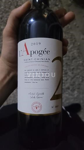 Languedoque Saint-Chinian L'Apogée 2019