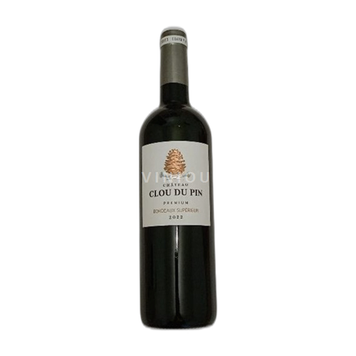 Vin Rouge sec Premium Château Clou du Pin 2022 France Bordeaux Bordeaux supérieur AOC hve