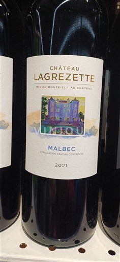 Sud-Ouest Cahors Château Lagrézette Malbec 2021