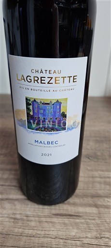 Sud-Ouest Cahors Château Lagrézette Malbec 2021