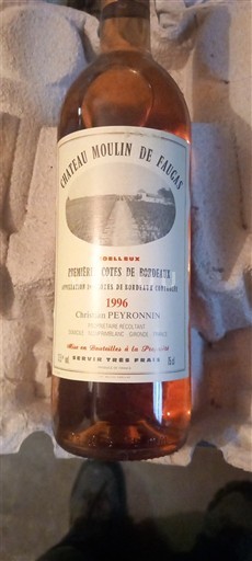 Burdeos Primeras Colinas de Burdeos Château Moulin de Faugas 1996