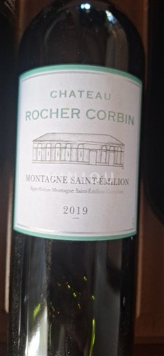 Bordeaux Montagne-Saint-Émilion Château Rocher Corbin 2019