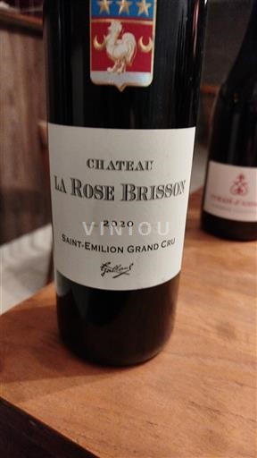 Bordeaux Saint-Émilion Grand Cru Grand Cru Château La Rose Brisson 2020