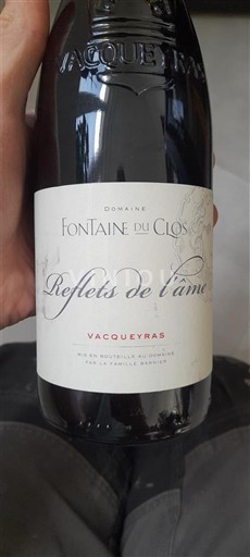 Thung lũng Rhône Vacqueyras Domaine Fontaine du Clos Reflets de l'âme Không niên vụ