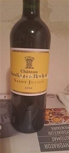 Bordeaux Saint-Julien Château Moulin de la Bridane 2016