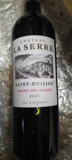 Bordeaux Saint-Émilion Grand Cru Château La Serre 2021