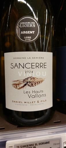 Dolina Loare Sancerre Domaine La Gemière Les Hauts Vallons 2024
