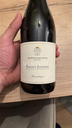 Rhônedalen Saint-Joseph François-Xavier Nicolas Granitique 2018