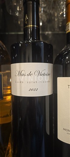 Languedoc ja Roussillon Pays d'Oc Mas de Victoire Syrah-rissini 2022