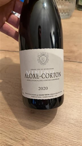 Vin Rouge sec Maison Terroir 2020 France Bourgogne Aloxe-Corton AOC