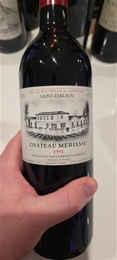 Bordeaux Saint-Émilion Château Merissac 1994