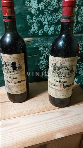 Bordeaux Saint-Émilion Grand Cru Grand Cru Château Grands Champs 1985