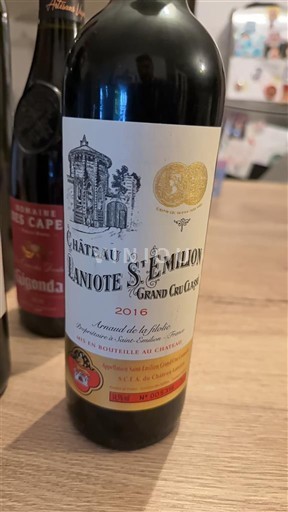 Bordeaux Saint-Émilion Grand Cru Grand Cru Château Laniote 2016