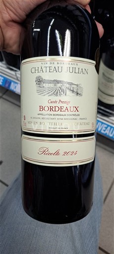 Bordeaux Château Julian Prestige Or 2021