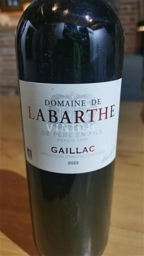 Sydväst Gaillac Domaine Labarthe 2022