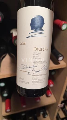 Kalifornialaiset AVA:t Napa Valley Opus One 2018