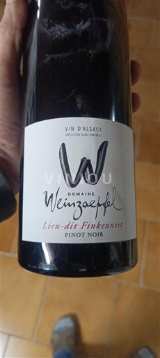 Alsace Domaine Weinzaepfel Lieu-dit Finkenent 2022