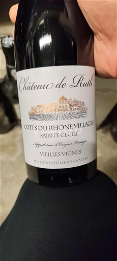 Thung lũng Rhône Không được chỉ định Château Ruth Vieilles Vignes 2024