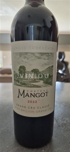 Bordeaux Saint-Émilion Grand Cru Grand Cru Classé Château Mangot 2022