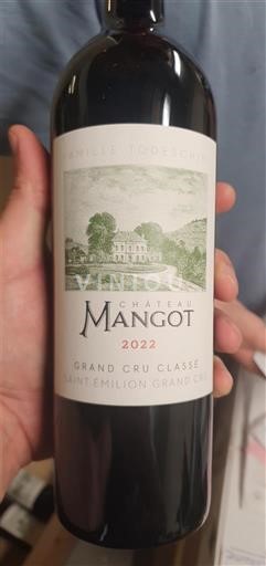 Burdeos Saint-Émilion Gran Cru Grand Cru Classé Château Mangot 2022