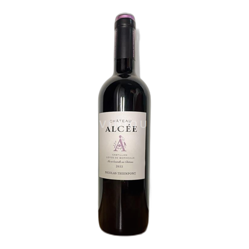 Vin Rouge sec Château Alcée 2022 France Bordeaux Castillon-côtes-de-bordeaux AOC