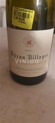 Burgundy Mâcon and Mâcon-Villages Les Failles 2021