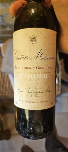 Bordeaux Saint-Émilion Grand Cru Grand Cru Château Mauvezin 1998