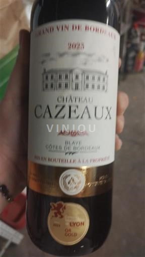 Bordeaux Blaye-côtes-de-bordeaux Château Cazeaux 2023