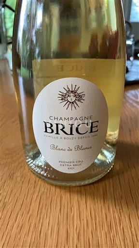 Champanhe Premier Cru Brice Blanc de Blancs Não Sazonado