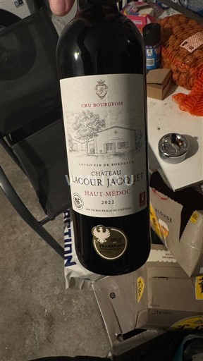 Bordeaux Haut-Médoc Château Lacour Jacquet 2022