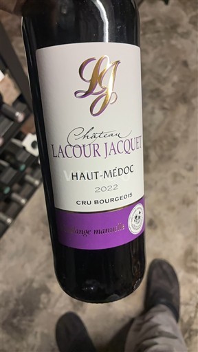 Bordo Haut-Médoc Château Lacour Jacquet 2022