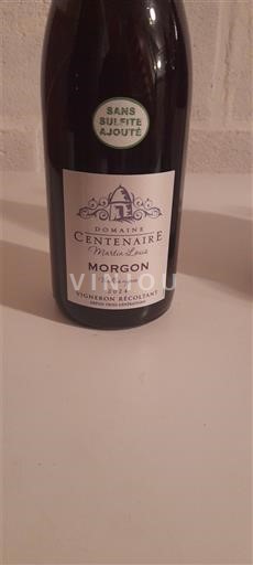 Beaujolais Morgon Domaine Centenaire Vieilles Vignes 2022