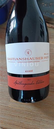 Rheinhessen Bastianshauser Hof Spätburgunder Edition 2022