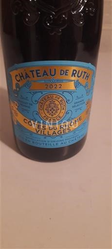 Thung lũng Rhône Côtes-du-rhône-villages Château Ruth 2022