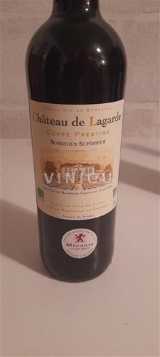 Bordeaux Bordeaux Supérieur Château Lagarde Prestige 2016