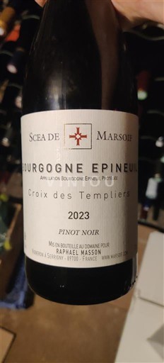 Burgundy Burgundy Epineuil SCEA de Marsoif Croix des Templiers 2023