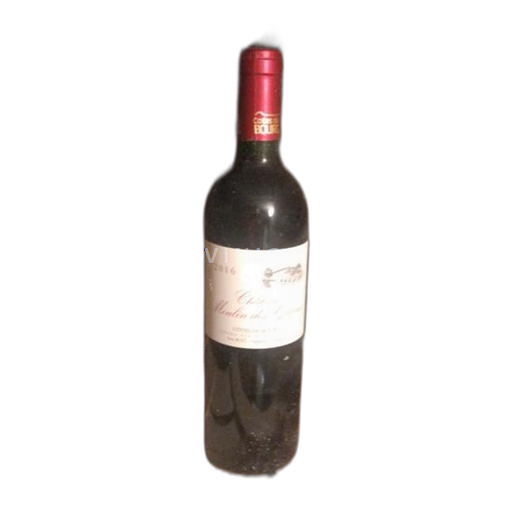 Vin Rouge sec Château Moulin des Graves 2016 France Bordeaux Côtes-de-bourg AOC
